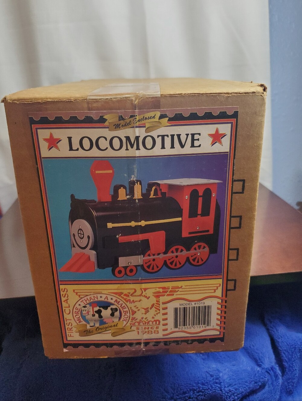 Vintage 1989 More Than A Mailbox Railroad Train Engine Locomotive NOS Kit 1019